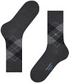 Burlington Manchester Socks Checkered Anthracite 3095 Product