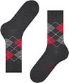 Burlington Manchester Socken Kariert Grau 3096 Product / Detail