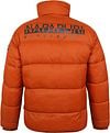 Napapijri Jacke Suomi Orange Product / Achterkant