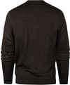 Steppin' Out Pullover V-Neck Merino Wool Brown Product / Achterkant