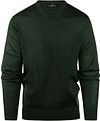 Steppin' Out Pullover V-Ausschnitt Merinowolle Dunkelgrün SM1201.0002-5005 kaufen | Suitable