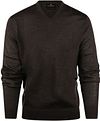 Steppin' Out Pullover V-Neck Merino Wool Brown SM1201.0002-3000 order online | Suitable