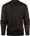 Steppin' Out Trui V-hals Merinowol Bruin SM1201.0002-3000 kopen | Suitable