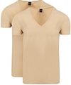 Suitable Vitaru Unsichtbares Unterhemd Tiefer V-Ausschnitt 2-Pack 160-2 DeepV strech Khaki kaufen | Suitable