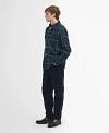 Barbour Fortrose Shirt Dark Green  Model / Zijkant