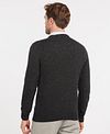 Barbour Pullover Lambswool Black Model / Achterkant