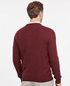 Barbour Tisbury Pullover Wool Bordeaux Model / Voorkant