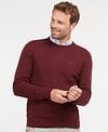 Barbour Tisbury Pullover Wool Bordeaux Model / Voorkant