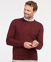 Barbour Tisbury Sweater Laine Bordeaux Model / Voorkant