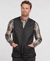 Barbour Waistcoat Polarquilt Black Model / Voorkant