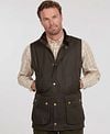 Barbour Westmoreland Wachsweste Olivgrün Model / Voorkant