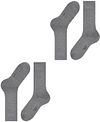 Falke Happy Socks 2 Pair Grey Melange Product