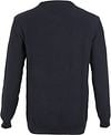 KnowledgeCotton Apparel Trui Field Donkerblauw Product / Achterkant