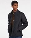 Barbour Quilted Jas Powell Navy Model / Voorkant
