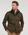 Barbour Waxjas Ogston Olive Model / Voorkant