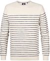 Petrol Pullover Palm Streifen Ecru  M-1050-KWR201-0112 kaufen | Suitable