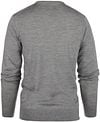 Steppin' Out Pullover V-Neck Merino Wool Melange Grey Product / Achterkant