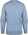 Steppin' Out Pullover V-Neck Merino Wool Sky Blue Product / Achterkant