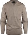 Steppin' Out Pullover V-Neck Merino Wool Taupe order online | SM1201.0002-3100 | Suitable Spain
