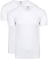 Alan Red Vancouver Organic V-Neck T-shirt White 2-Pack 7032/2P/01 Vancouver Rib White order online | Suitable