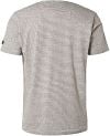 No Excess T-Shirt Streifen Melange Off-White Product / Achterkant