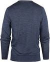 Steppin' Out Pullover V-Neck Merino Wool Indigo Blue Product / Achterkant
