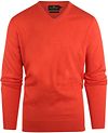 Steppin' Out Pull Cotton Cashmere Col-V Rouge SM1201.0001-4000 commander en ligne | Suitable