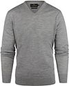 Steppin' Out Pullover V-Neck Merino Wool Melange Grey SM1201.0002-1202 order online | Suitable