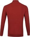 Suitable George Pullover Half Zip Rust Product / Achterkant