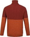 Suitable Italcol Turtleneck Wool Orange Product / Achterkant