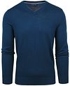 Suitable Merino Pullover V-Hals Indigo Blauw MRI-V-23 kl 221871 indigo kopen | Suitable