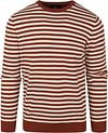 Suitable Trui O-Hals Bruin Streep SPE22105ST04ST-855 kopen | Suitable