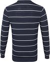 Blue Industry Pullover Stripe Donkerblauw Product / Achterkant