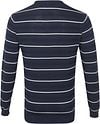 Blue Industry Pullover Stripe Navy Product / Achterkant