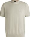 BOSS Knitted T-shirt Kanache Ecru 50538267-271 order online | Suitable
