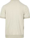 BOSS Knitted T-shirt Kanache Greige  Product / Achterkant