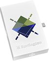 Burlington Gift Box Argyle 2-Pack Checks Blue Green Verpakking