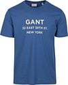 Gant T-shirt Graphic Logo Rich Blue 2003301-407 order online | Suitable