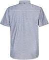 Petrol Short Sleeve Shirt Print Blue Product / Achterkant