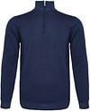 R2 Half Zip Trui Merinowol Navy 126.ZIP.001-010 kopen | Suitable