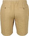 Suitable Linen Beach Shorts Beige Product / Achterkant