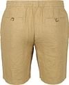 Suitable Linnen Beach Shorts Beige Product / Achterkant