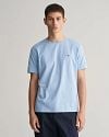 Gant T-shirt Shield Logo Light Blue Model / Voorkant