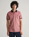 Gant Shield Oxford Piqué Polo Shirt Red Model / Voorkant