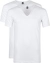 Alan Red T-Shirt Extra Diepe V-Hals Stretch 5601/2P/01 NOV T-shirt White