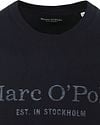 Marc O'Polo T-Shirt Logo Donkerblauw Product / Detail