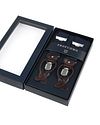 Profuomo Bretelles de Luxe Bleu Foncé Verpakking