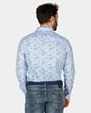 NZA Shirt Te Rangatapu Light Blue Model / Achterkant