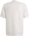Cast Iron Kurzarm-Shirt Leinen Blend Weiß Product / Achterkant