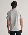 Gant Shield Piqué Poloshirt Grau Model / Voorkant